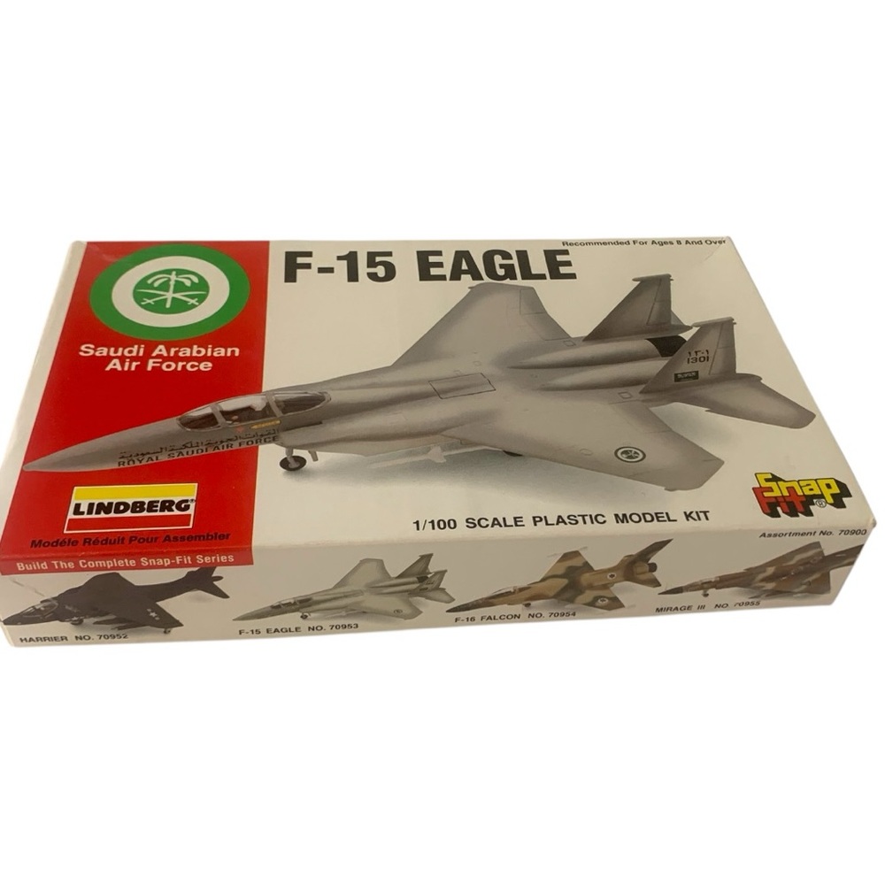 VTG Lindberg F-15 Eagle Saudi Arabian Air Force Plastic Model Kit Replacement